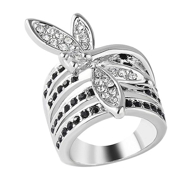 

stylish diamond ring fashion couple jewelry ring forefinger ring, Golden;silver