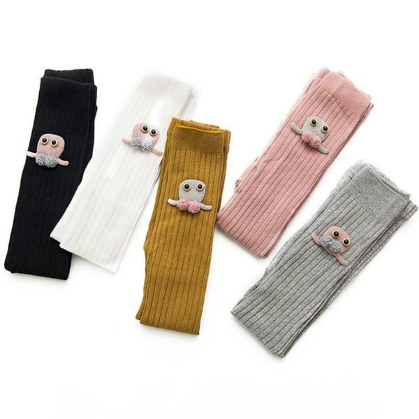 

new autumn winter cotton baby girl leggings cute animals toddler knitting warm thick non-slip long girls 1-4t kids leggings, Blue