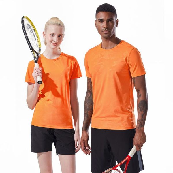 

novo 2020 casal correndo camisa de secagem rÃ¡pida t-shirt camisa de esportes compressÃ£o correndo ginÃ¡sio futebol t-shirt home, Black;blue