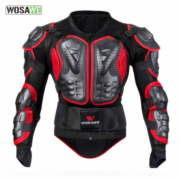 

wosawe mens motorcycle jackets windproof womens jackets body armor clothing shoulder back guard support motocross men