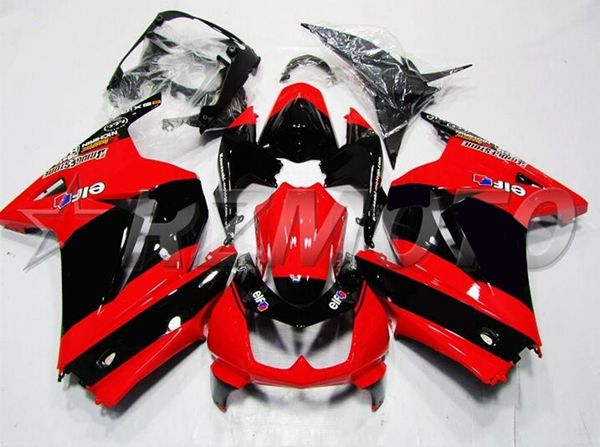 

4 gifts injection mold new abs motorcycle full fairings set fit for kawasaki ninja250r ex250 zx250r 250 2008 - 2014 set black red