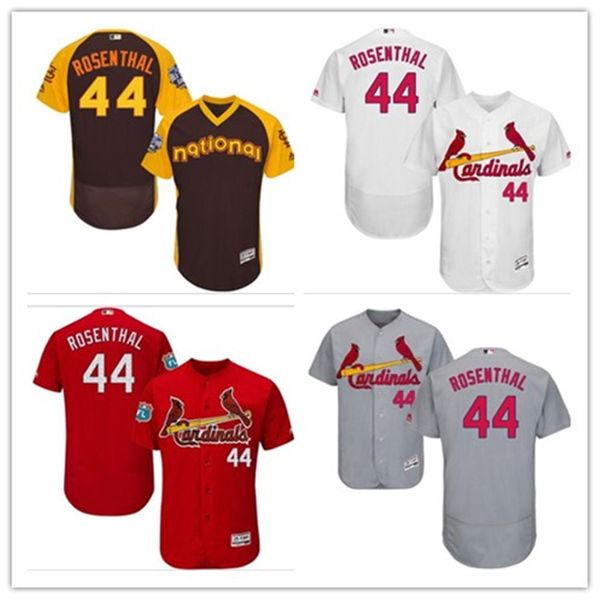 

беспошлинный корабль бейсбола джерси сент-луис 44 тревор розенталь санкт-louiscardinals cardinal мужчины женщины молодежь красный белый трик, Blue;black