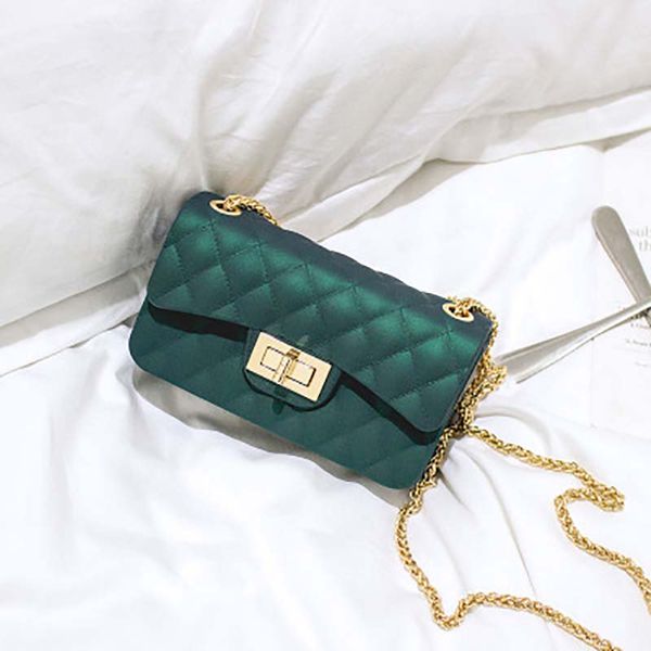 

gw matte mini square handbag pu clutch shoulder bags with double metal chain bags for women 2020