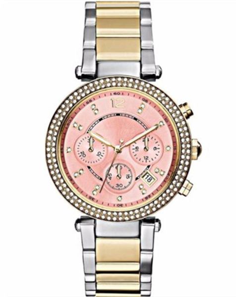 femmes designer montres de haute qualité femmes mouvement à quartz montre sport original mode rose cadran noir M6141 6263 dames de luxe diiamond reloj