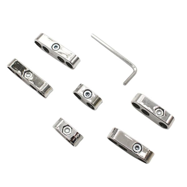 

chrome car spark plug wire cable divider 7mm 8mm universal for chevy ford