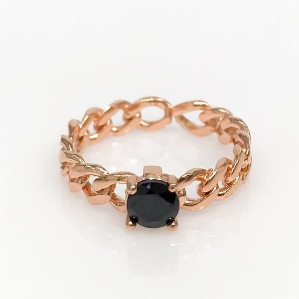 

new black engagement style trend silver set auger ring, Golden;silver