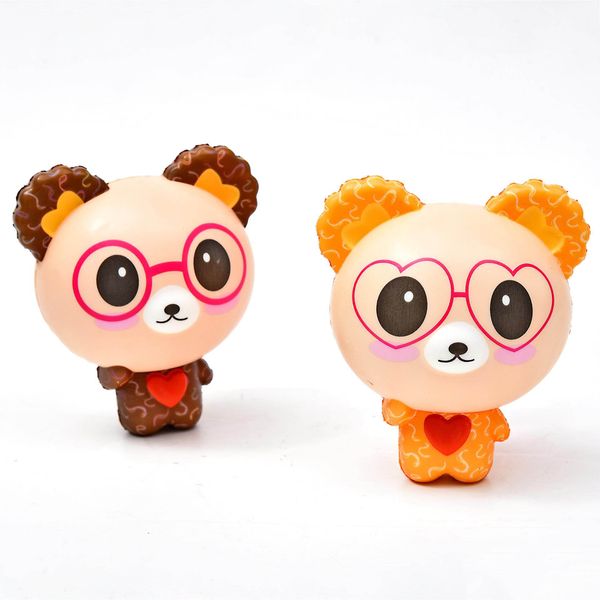 

squishies toys cartoon bear squishy toy slow rising jumbo stress relieve dolls multicolor children squeeze toys kids decompression toys