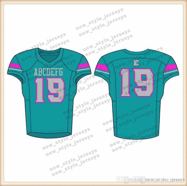 

125Men 2019 Youth Football Jerseys Army Green Wine Red Embroidery Logos Stitched Custom Any name Any number Jerseys