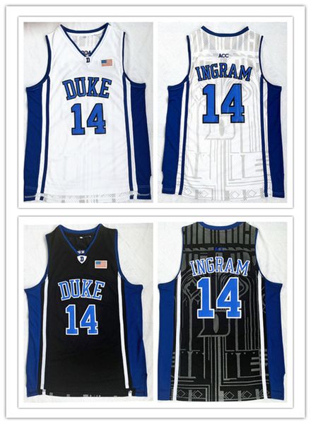 

на заказ duke blue devils бѬндон ингѬм мђжина женин молодежне бакеболне майки, Black;red