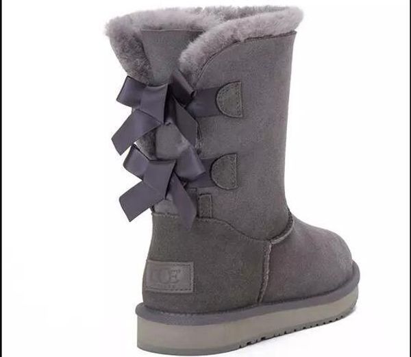 

2o19 sale new fashion australia classic new womens boots bailey bow boots snow boots for women boot winter, Black