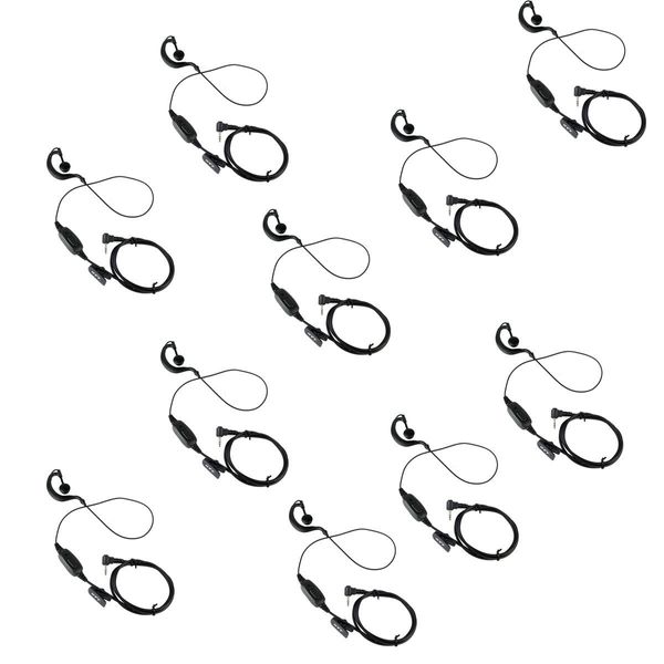 10X1 PIN 2,5 millimetri PTT MIC Auricolare Auricolare per Motorola HYT TC310 FRS / GMRS Radio