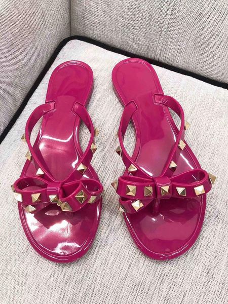 

pvc jelly sandal summer beach slippers plus size 35-41, Black
