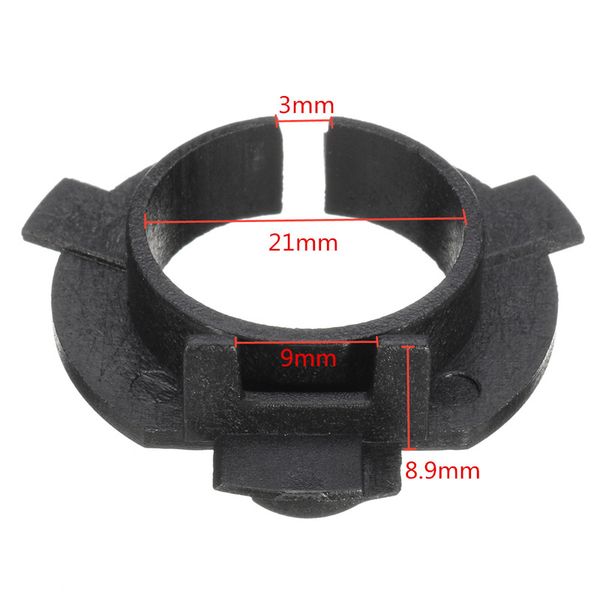 

wholesale 2 pcs/set h7 led bulb lamp holder adapter socket for veloster santa coupe k4 k5 v6