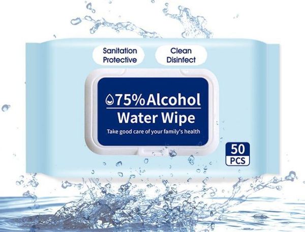 

75% disinfecting alcohol wipes disposable hand wipes skin cleaning bacteria disinfection wipes cotton 1pc 10pcs 60 pieces in stock