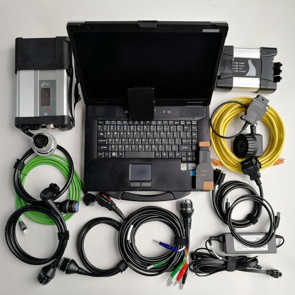 Professionelle Autodiagnosewerkzeuge für BMW ICOM Nächster MB Star C5 SD Connect 5 WiFi Compact 4 1TB SSD Neueste S/Oft-War-Laptop CF52 Toughbook Ready to Work