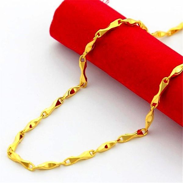 

Настоящее 24K позолоченное ожерелье