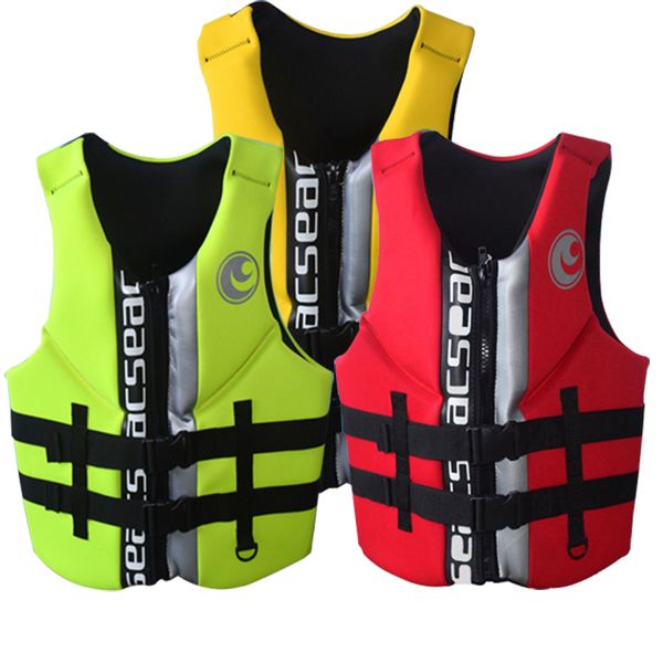 

lifevest neoprene life jacket pfd type iii ski vest/life size s to xxxl