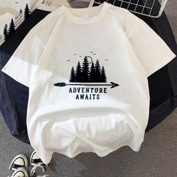 

women letter casual forest letter short sleeve o-neck blouse t-shirt summer short sleeve female t shirt women clothing3.10, Gray;blue