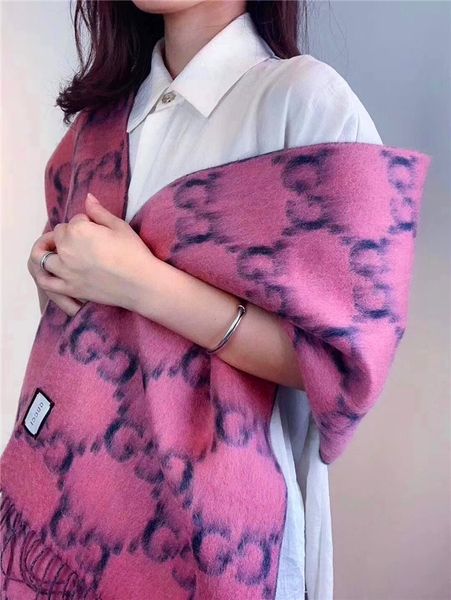 

2019 fashion brand women spring and summer silk scarves classic color luxury is the women with scarves ing, Blue;gray