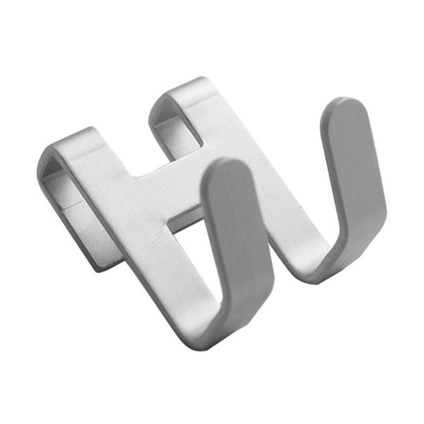 

space aluminum metal door hook punch-wall hanging hook hanger towel rack