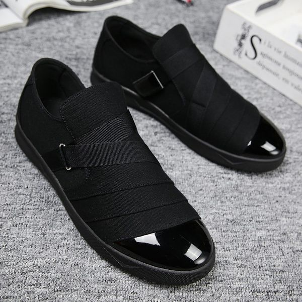 

2019 brand new men casual shoes fashion flat shoes walking lace up boy, Black