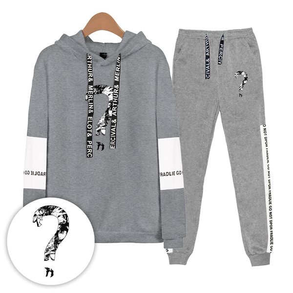 

cool streetwear xxxtentacion hoodies and sweatpants men/women harajuku style xxxtentacion two piece sets hip hop clothes, Black