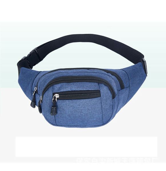 

mens women sport canvas waist bag fanny pack hip camping money pouch belt sport shoulder bag