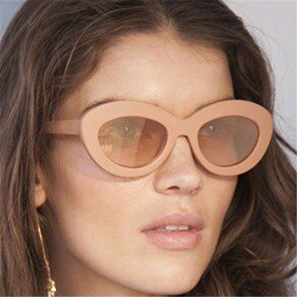 

xojox cat eye sunglasses women retro black red glsases brand designer fashion ladies sun glasses oval eyeglasses uv400, White;black