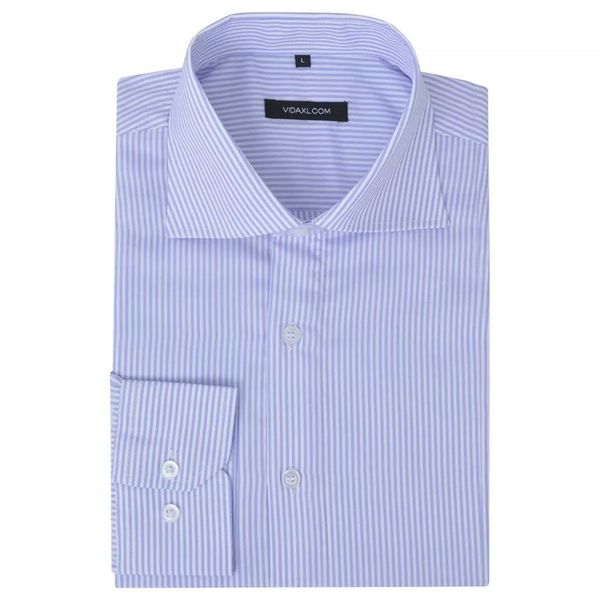 

men's business shirt white and light blue striped size xxl 131598de, White;black