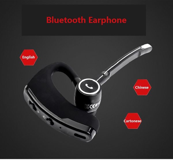 

2019 new legend v8s bluetooth hang ear headphone business earphone voic-activated report wireless 4.1 v8 bluetooth upgrade version headset