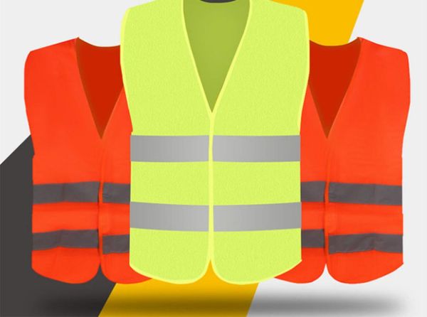 

wholesale xxl reflective fluorescent vest outdoor safety clothing running ventilate safe cycling warning vest high visibility