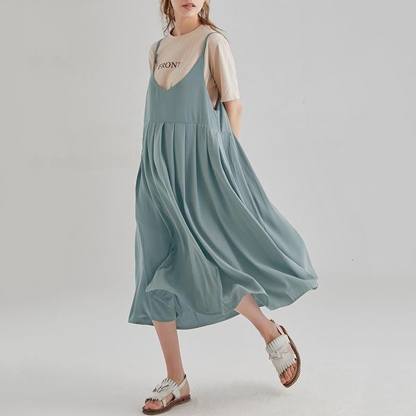 

women dresses woman clothing size cotton summer dress 2019 bohemian spaghetti strap sleeveless loose casual midi dresses dress vestidos, Black;gray