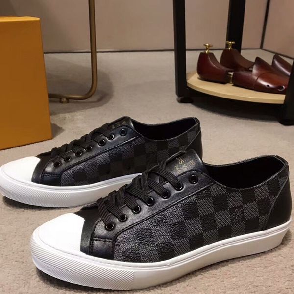 

trainer men's dress shoes superstar fashion luxury designer luxury shoes classic print size 38-45 1013, Black