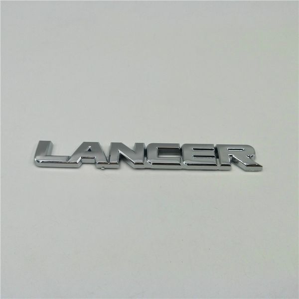 

143*20mm for mitsubishi lancer chrome logo badge tail emblem si200