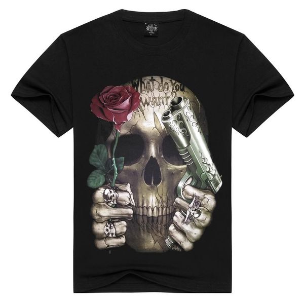 

2020 новый модельера мужские футболки 3d печать короткие рукава tee твердая mens joker o-образным вырезом топы летняя мужская мода роскошь р, White;black