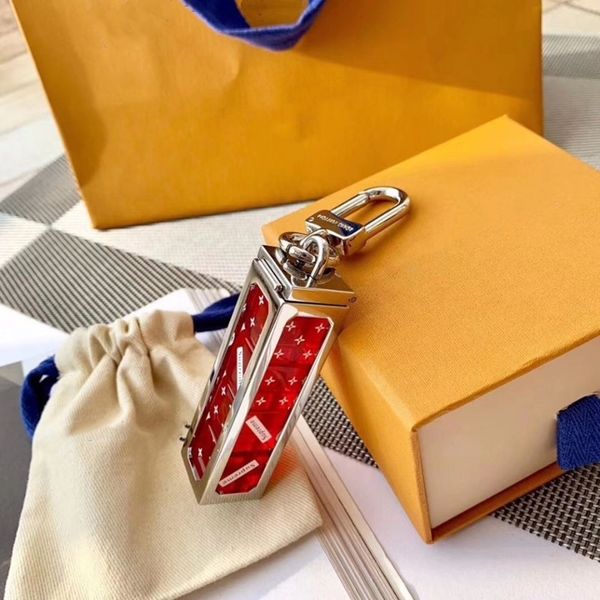 

fashion designer key chain dice combination men women metal keychain party gift car key holder with gift box keychain accessories, Silver