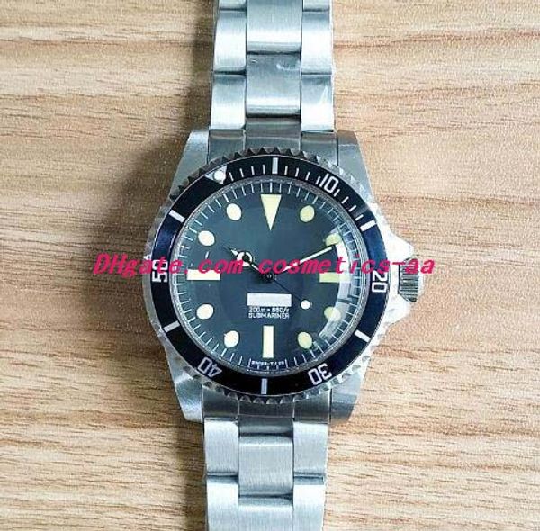 

4 style luxury wristwatch vintage 5512 automatic mechanical movement stainless steel strap fashion men's watch wristwatch, Slivery;brown