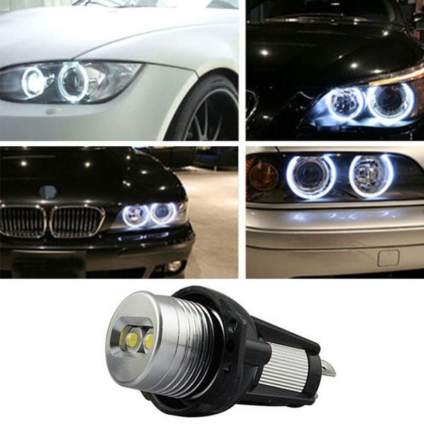 

2pcs 20w high power angel eyes e90 e91 3 series led light ring bulbs white halo