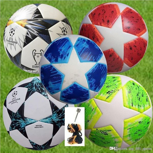 

2019 2020 european champion soccer ball pu size 5 balls granules slip-resistant football football england league soccer ball