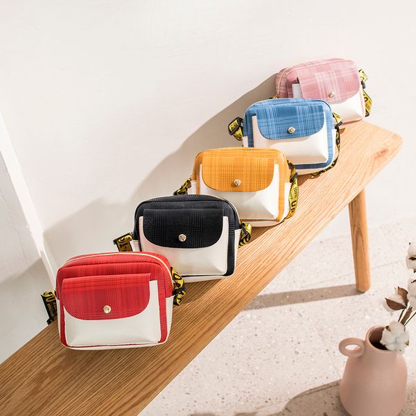 

korean version of the new camera bag simple female bag shoulder messenger casual small square