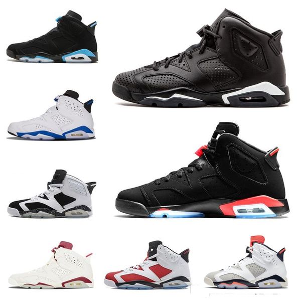

with box new bred men 6 6s basketball shoes s tinker unc black cat white infrared red mens designer trainer sport j6 sneakers