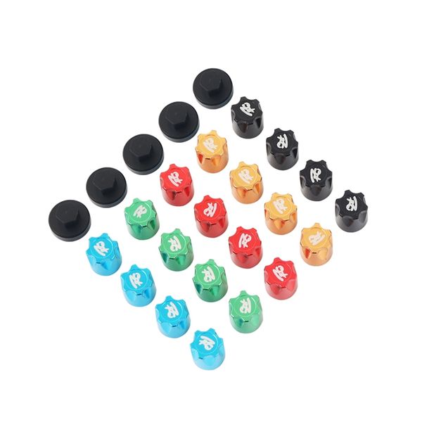 

4pcs aluminium rc car wheel rim center cap m4 nut for 1/10 rc crawler traxxas trx4 axial scx10 90046 d90 tamiya mst