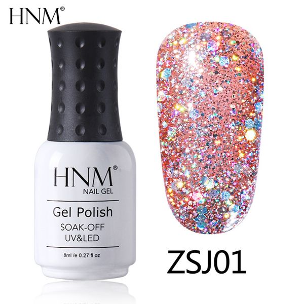 

hnm 8ml glitter led lamp nail polish diamond bling bling hybrid varnish semi permanent soak off gelpolish painting gellak