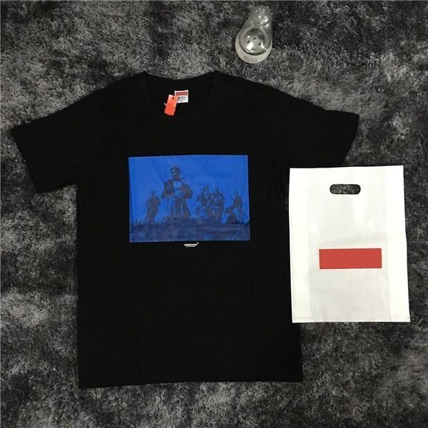 

supreme men undercover seven samurai tee моды футболки collaboration окно логотип скейтборд футболки мужчины женщины хлопок повседневный tsh, White;black