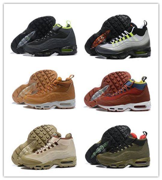 

2018-2019 running shoes 95s black dark loden red green waterproof chaussures high r trainers ankle sports mens sneakers