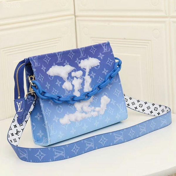 

fashion texture vintage luxury pink rainbow women crossbody bags phone pockets wide shoulder strap crossbody custom render gradient style