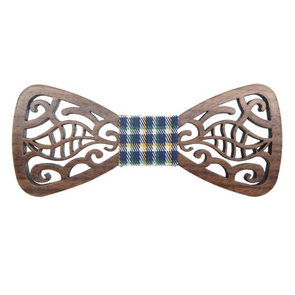 

wood bow tie mens wooden bow ties gravatas corbatas business butterfly cravat party ties for men wood 2018, Blue;white