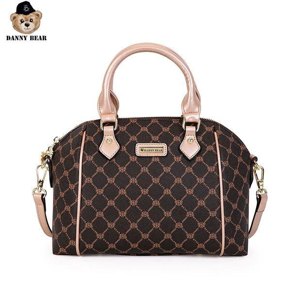 

danny bear office lady retro plaid commute women handbag casual vintage classic crossbody bag dmdb9116005