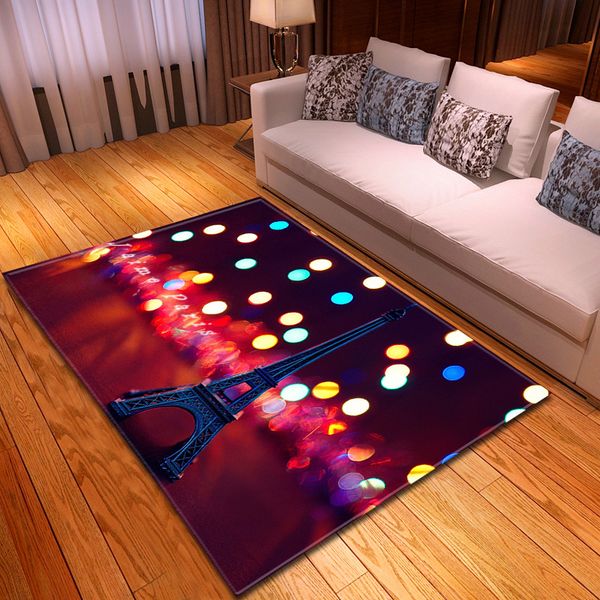 

56eiffel paris tower living room carpet bedroom dining room floor mat