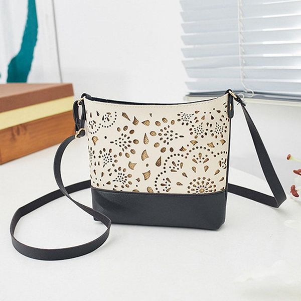 

pinshang woman chic color matching purse cross-body bag bucket bag fashion pouch single shoulder